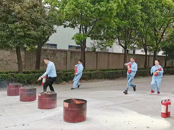 仲元集團儀征市仲興環保科技有限公司開展2021年度消防安全演練